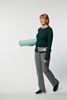 model wearing product, side view