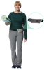model wearing product front view